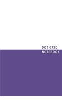 Purple Dot Grid Notebook