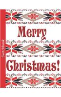Merry Christmas Sketchbook: Blank & Dotted Paper for Drawing, Doodling and Sketching