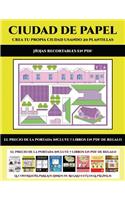 Hojas recortables en PDF (Ciudad de papel: Crea tu propia ciudad usando 20 plantillas): Un regalo genial para que los niños pasen horas de diversión haciendo manualidades con papel(9 Hojas Recortables En PDF)