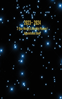 2023 - 2024 2-Year Weekly & Monthly Planner/ Appointment Book