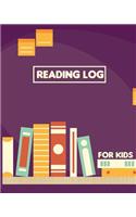 Reading Log For Kids