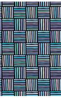 Journal Notebook Criss Cross Grids Mauves