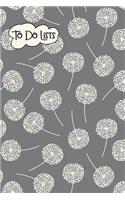 To-Do List Notebook Dandelions Pattern 1