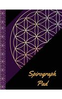 Spirograph Design Pad 5: Notebook/Journal: BLANK Spirograph Art Series/ Kids Art(Coloring Book Pad/Art Journal)