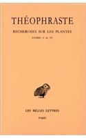 Theophraste, Recherches Sur Les Plantes