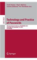 Technology and Practice of Passwords