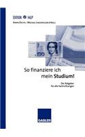 So finanziere ich mein Studium!
