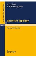 Geometric Topology