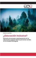 ¿Educación inclusiva?: (Spanish)