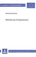 Bilanzierung Mit Kapitalwerten