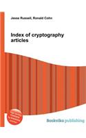 Index of Cryptography Articles