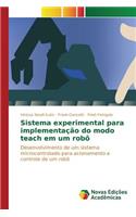 Sistema experimental para implementação do modo teach em um robô