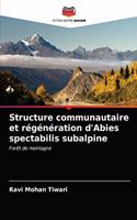 Structure communautaire et régénération d'Abies spectabilis subalpine
