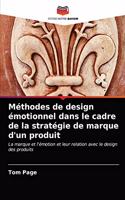 Méthodes de design émotionnel dans le cadre de la stratégie de marque d'un produit