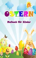 Oster-Malbuch für Kinder: Hier kommt der Hase mit schönen Ostern Färbung Bilder für Kinder