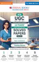Oswaal NTA UGC NET / JRF / SET Paper 1 | 16 Yearsâ€™ Chapter-Wise & Topic-Wise Solved Papers (2009 - 2024) | Teaching & Research Aptitude (Compulsory) | For 2024-25 Exam | By Toshiba Shukla