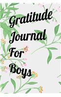 Gratitude Journal For Boys