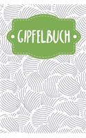 Gipfelbuch: Tourenbuch zum Ausfüllen für Wanderer und Bergsteiger - Motiv: Abstrakte Muscheln