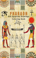 Pharaoh Old Egyptian Drawings Coloring Book: An adult and teen book to color with Old Egypt Gods, Pharaohs and paintings (large 8.5 x 11'')