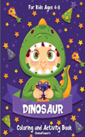 Dinosaur Coloring and Activity Book