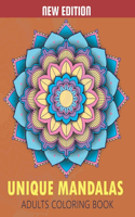 Unique Mandalas Adult Coloring Book