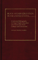 Black Higher Education in the United States