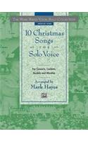 10 CHRISTMAS SONGS MEDHIGH BOOK