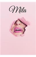 Mila: Personalized Name Journal for Women, Mila Girl Names (Custom Journal Writing Notebook, Personalized Gift, Journaling) 6x9