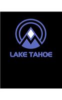 Lake Tahoe: California Notebook With Lined Wide Ruled White Paper For Work, Home or School. Note Book Composition Journal For Skiing And Snowboarding Fans. Back