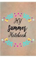 My Summer Notebook: (Summer Season)