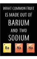 What Common Fruit Is Made Out of Barium and Two Sodium Ba Na Na