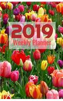 2019 Weekly Planner Tulips Design