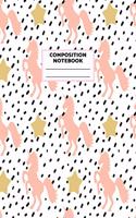 Composition Notebook: Unicorn Journal for Girls, Teen and Women Cute Matte Cover Design with Blank Lined Interior College Ruled (Great as Party Favors, Gifts, Diary, Jour