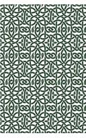 Viking Pattern - Go To Valhalla 17: Blank Sketch Paper Notebook with frame for Norse Mythology Lovers