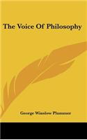 The Voice Of Philosophy