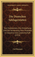 Die Deutschen Salzlagerstatten