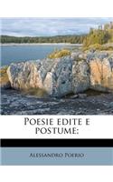 Poesie Edite E Postume;