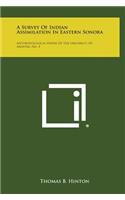 A Survey Of Indian Assimilation In Eastern Sonora