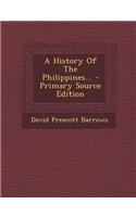 A History of the Philippines...