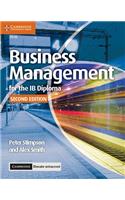 Business Management for the Ib Diploma Coursebook with Cambridge Elevate Enhanced Edition (2 Years)