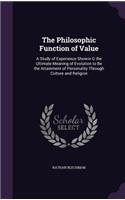 Philosophic Function of Value