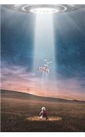 Cool Illustration Journal #5: UFO Alien Abduction (Lined Pages): 200 Page Journal