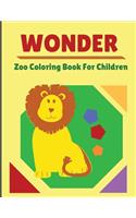 Wonder Zoo Coloring Book For Children