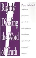 Rightly dividing the word of truth