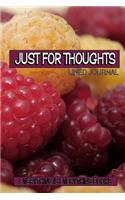 Just For Thoughts Lined Journal