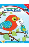 Language Arts Activity Cards for School and Home, Grade 1