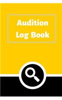 Audition Log Book