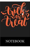 Trick or Teach Notebook: Blank and Lined Paper to Write In for Notes, To Do Lists, Drawing, Meeting Note, Goal Setting, Christmas Halloween Gift