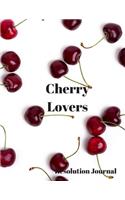 Cherry Lovers Resolution Journal: 130 Page Journal with Inspirational Quotes on each page. Ideal Gift for Family and Friends. Undated so can be used at anytime.