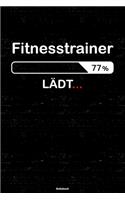 Fitnesstrainer Lädt... Notizbuch